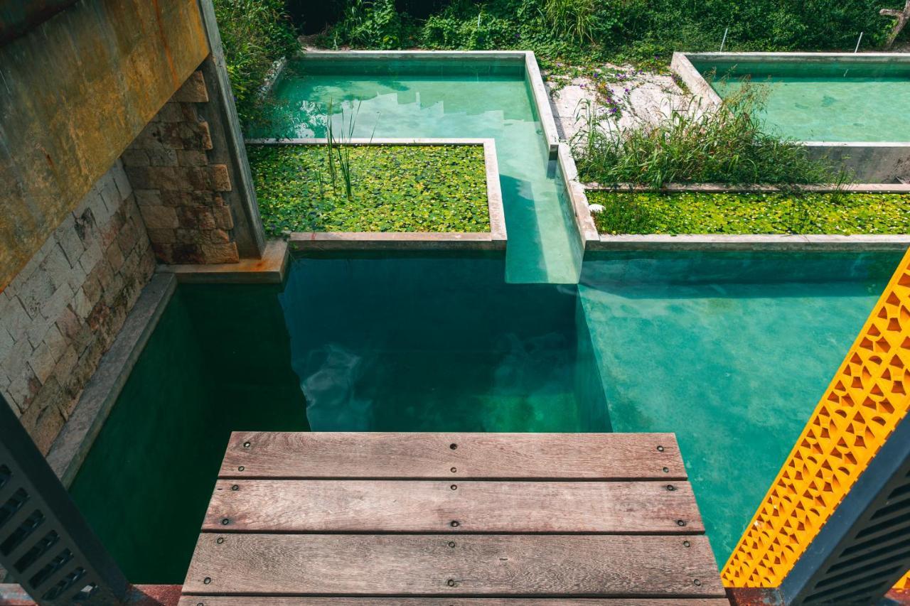 Hotel Makaaba Eco-Boutique บากาลาร์ ภายนอก รูปภาพ The swimming pool at the hotel